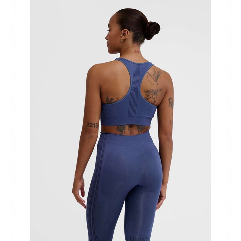 Hummel Mt Shaping Seamless Top Sportbekleidung Damen Blau | 626074-293