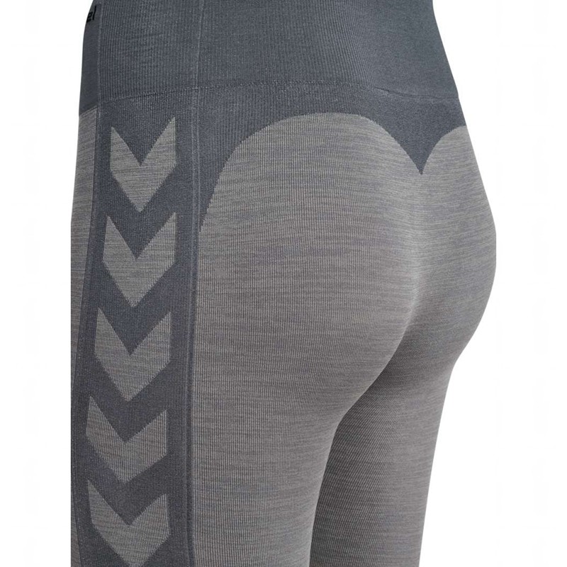 Hummel Mt Shine Seamless Mw Strumpfhose Damen Grau | 165873-855