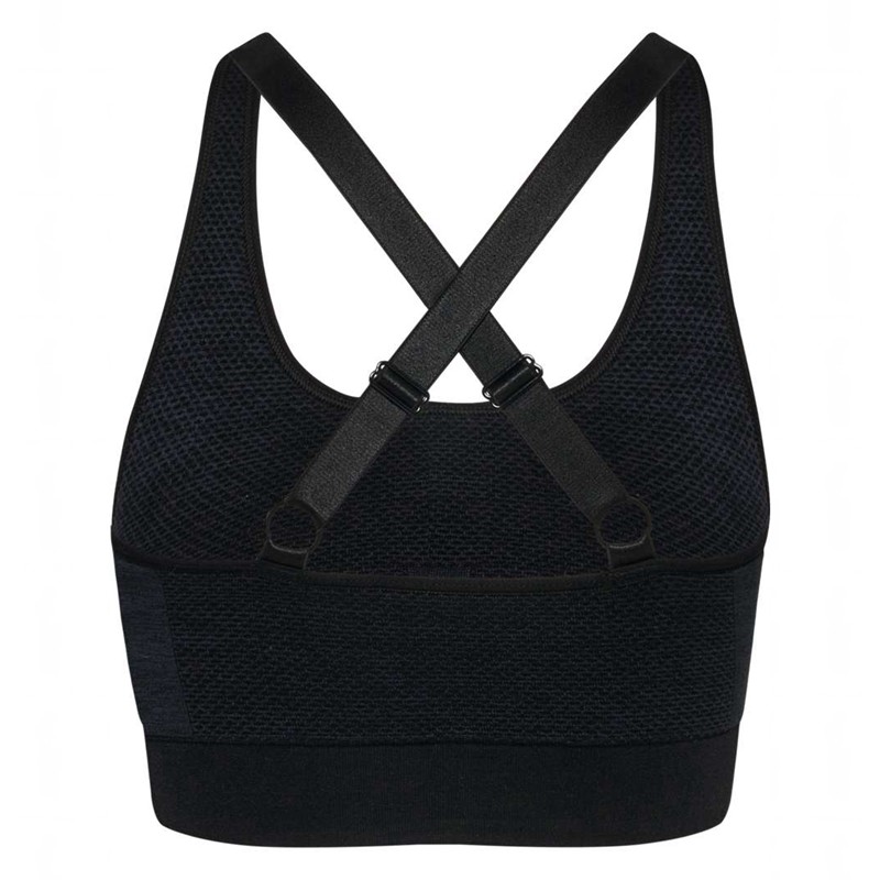 Hummel Mt Shine Seamless Sport BH Damen Schwarz | 802628-853