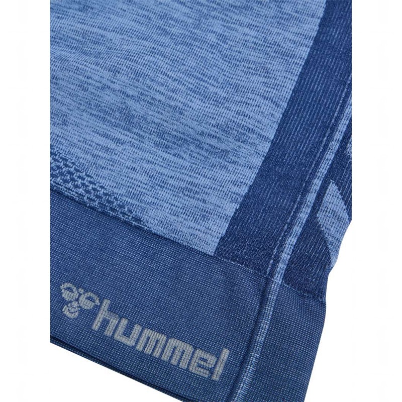 Hummel Mt Shine Seamless Sport BH Damen Blau | 581426-455