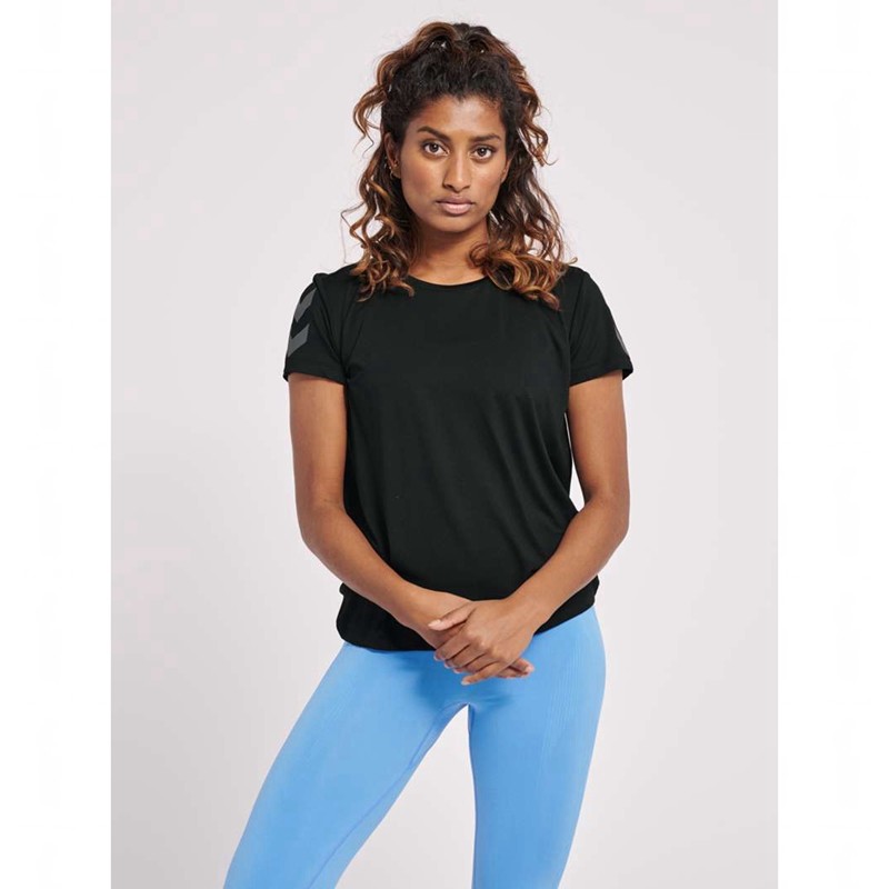 Hummel Mt Taylor T-shirts Damen Schwarz | 978831-541