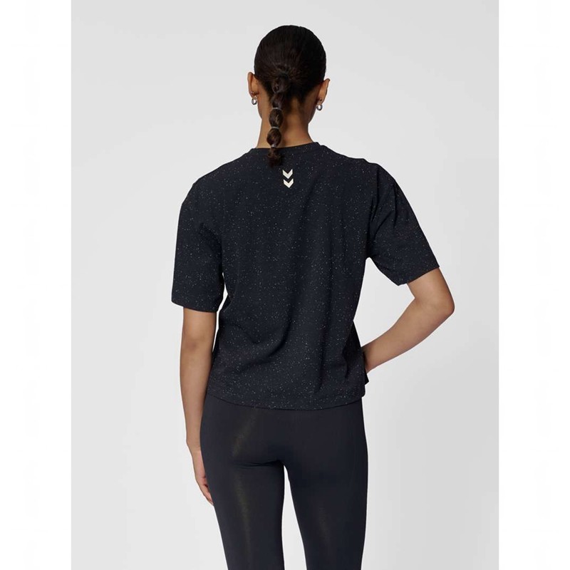Hummel Mt Ultra Boxy Short T-shirts Damen Schwarz | 600533-955
