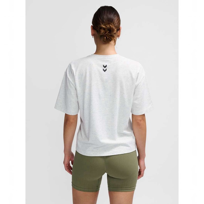 Hummel Mt Ultra Boxy Short T-shirts Damen Weiß | 121300-161