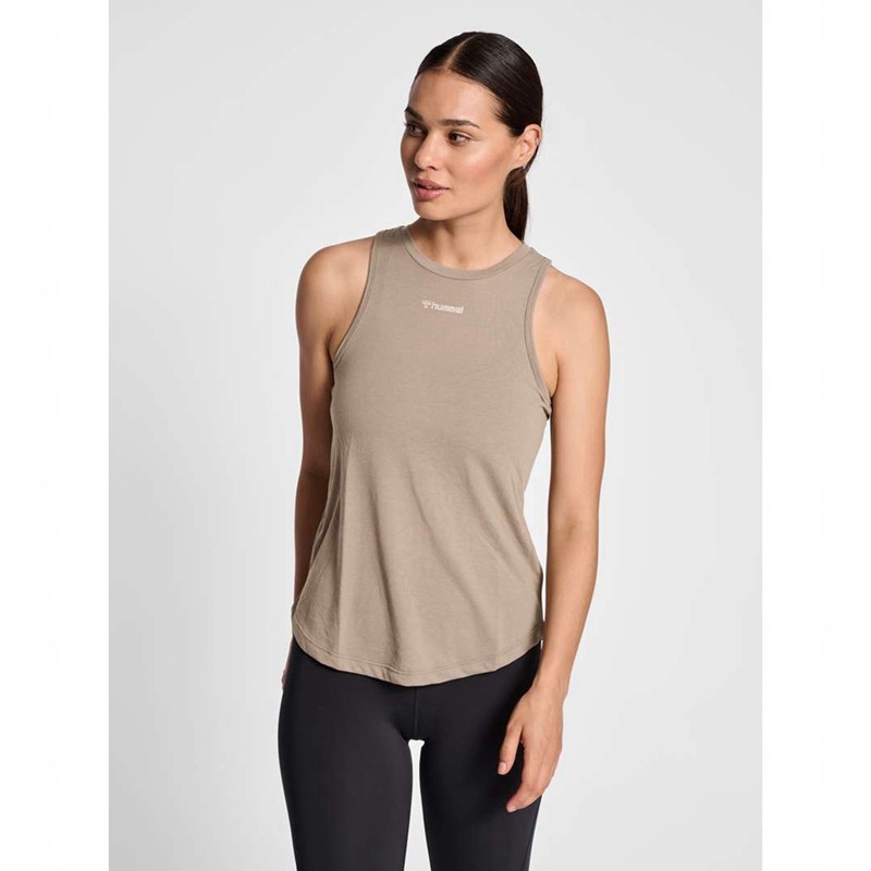 Hummel Mt Vanja Hose Damen Beige | 229061-480