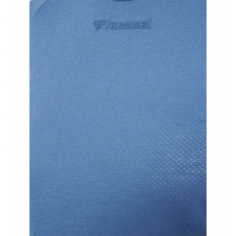 Hummel Mt Vanja L/S T-shirts Damen Blau | 446545-976