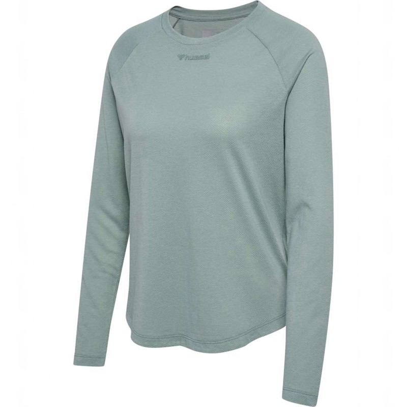 Hummel Mt Vanja L/S T-shirts Damen Grau | 080018-731