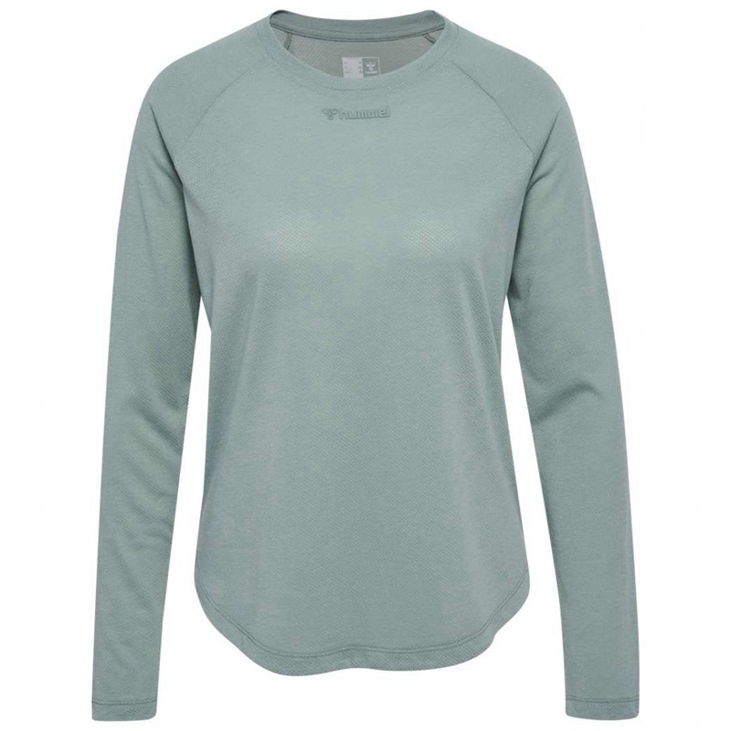Hummel Mt Vanja L/S T-shirts Damen Grau | 080018-731