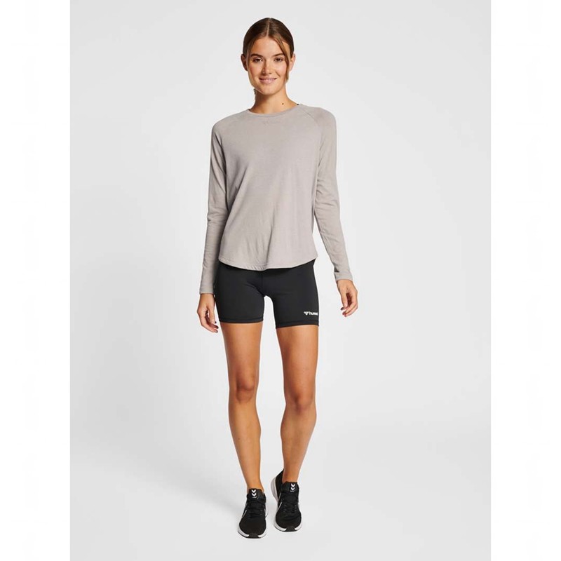 Hummel Mt Vanja L/S T-shirts Damen Grau | 794518-467