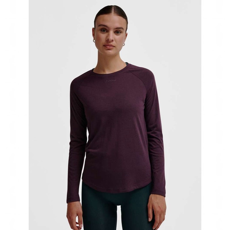 Hummel Mt Vanja L/S T-shirts Damen Lila | 831584-903