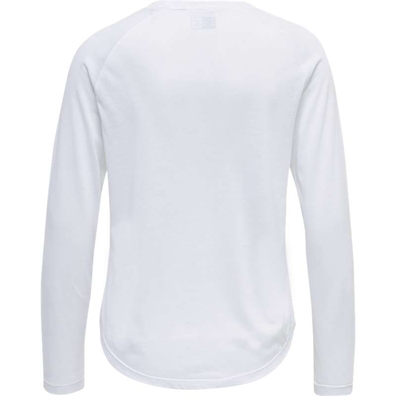 Hummel Mt Vanja L/S T-shirts Damen Weiß | 531760-666