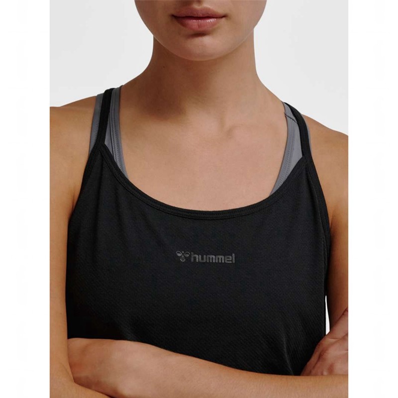 Hummel Mt Vanja Strap Tanktop Damen Schwarz | 817609-603
