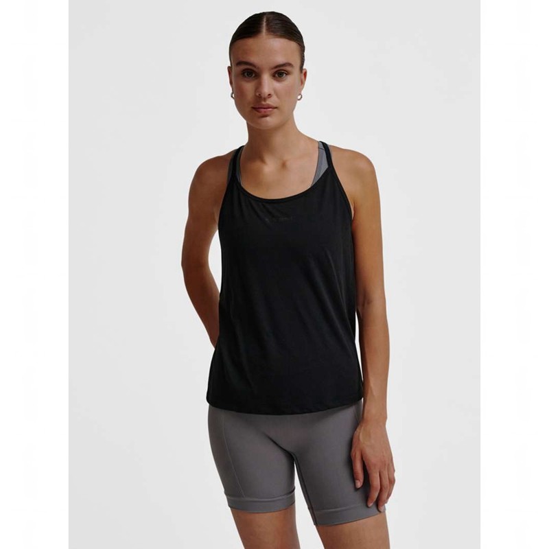 Hummel Mt Vanja Strap Tanktop Damen Schwarz | 817609-603