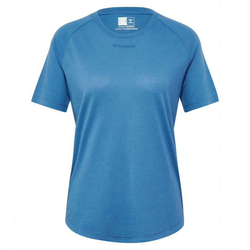 Hummel Mt Vanja T-shirts Damen Blau | 910893-096