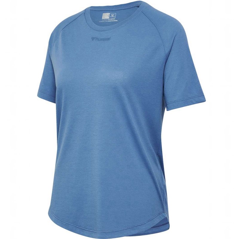 Hummel Mt Vanja T-shirts Damen Blau | 910893-096