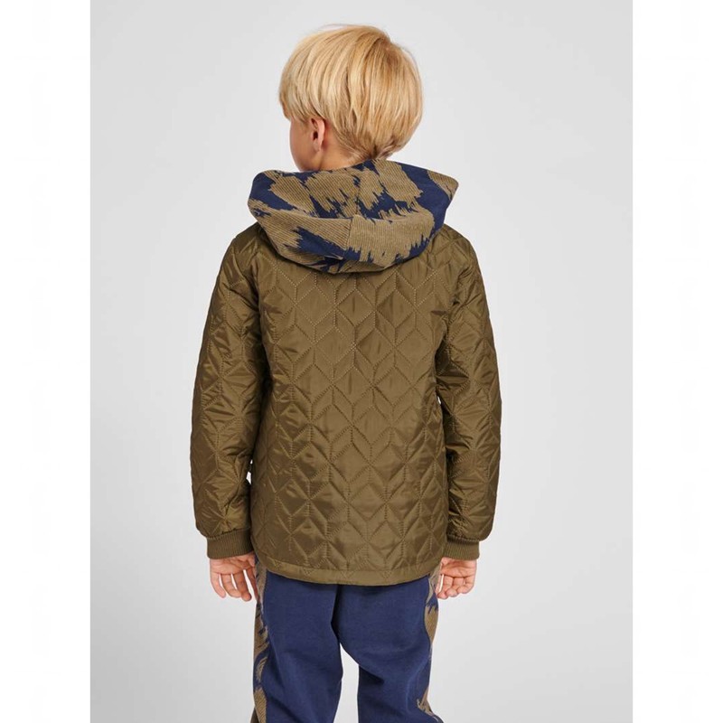 Hummel Mule Thermo Jacken Kinder Olivgrün | 966464-940