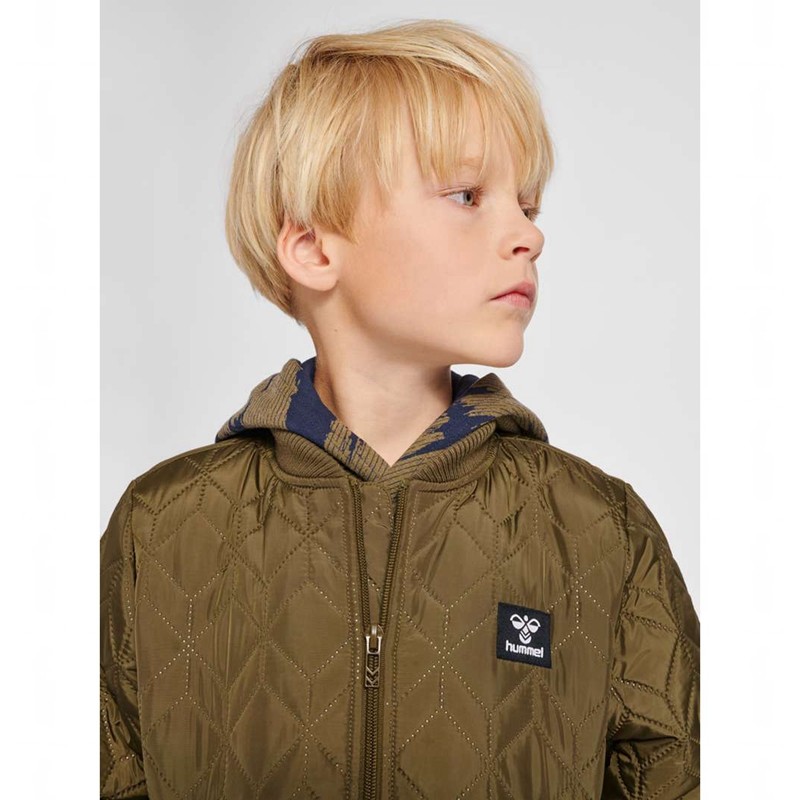 Hummel Mule Thermo Jacken Kinder Olivgrün | 966464-940