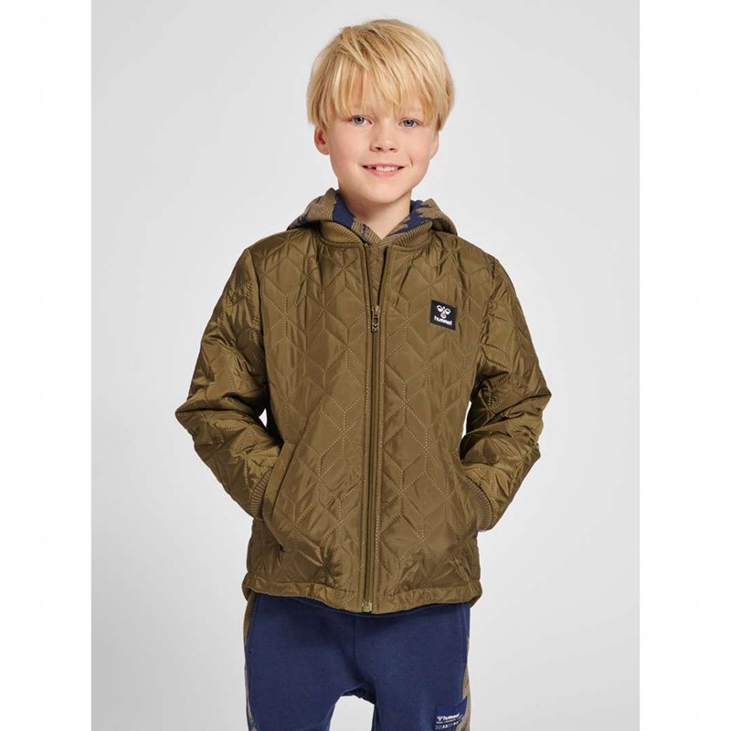 Hummel Mule Thermo Jacken Kinder Olivgrün | 966464-940