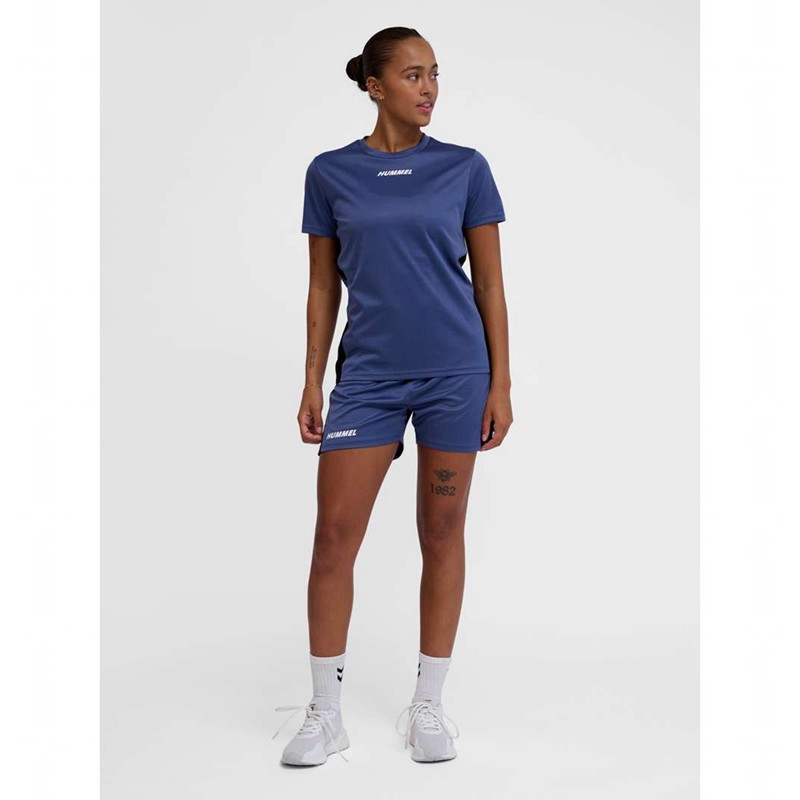 Hummel Multi Pl Trikot Damen Blau | 073914-347