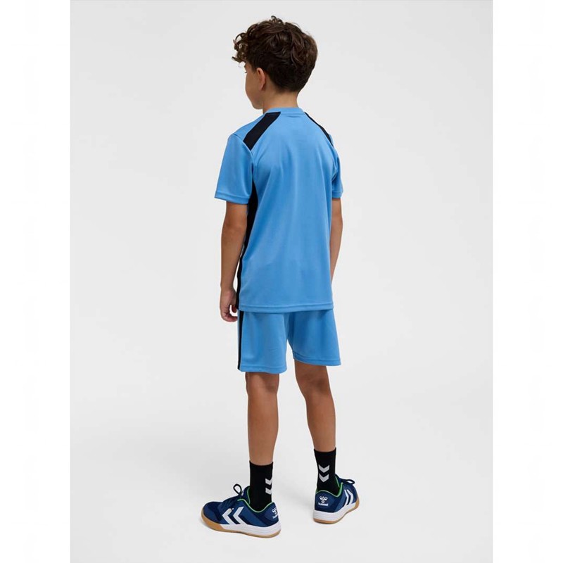 Hummel Multi Pl T-shirts Kinder Blau | 340099-492