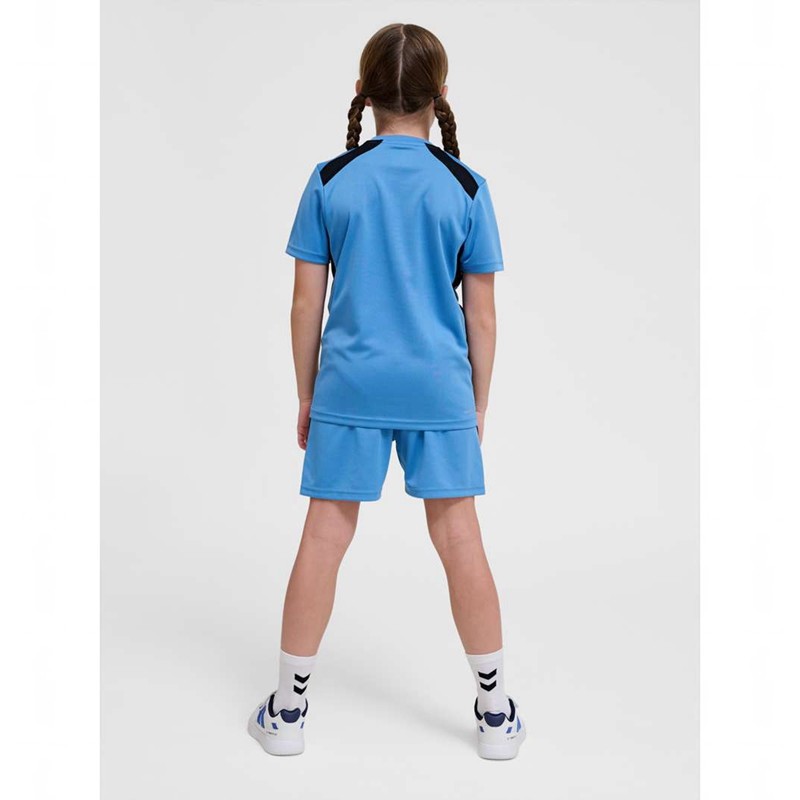 Hummel Multi Pl T-shirts Kinder Blau | 340099-492