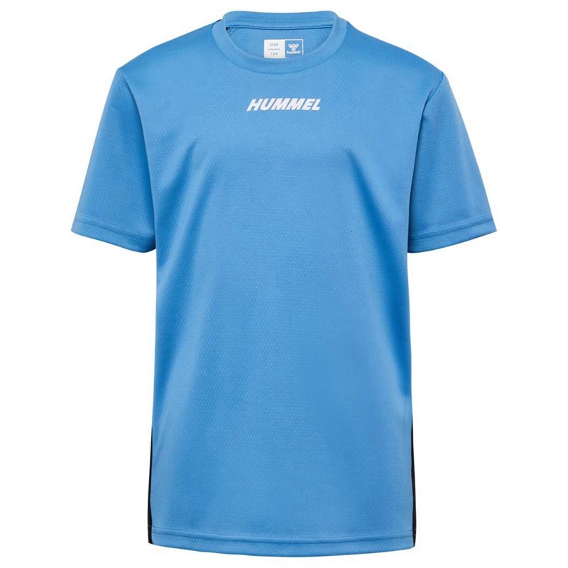 Hummel Multi Pl T-shirts Kinder Blau | 340099-492