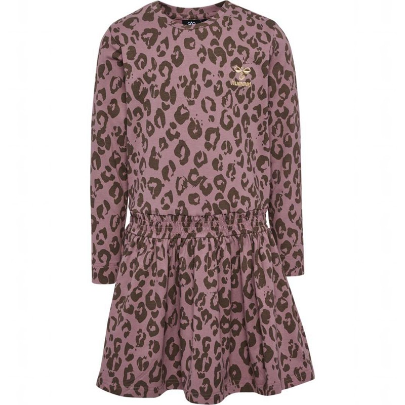 Hummel Musse L/S Kleid Kinder Rosa | 256988-086