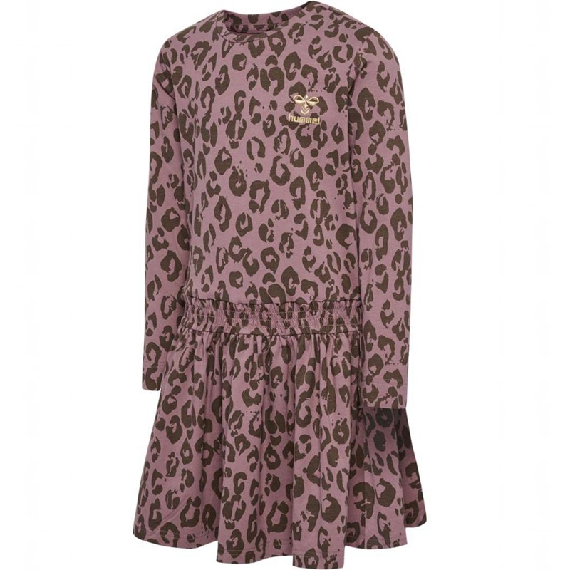 Hummel Musse L/S Kleid Kinder Rosa | 256988-086