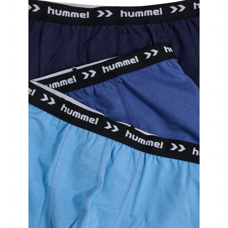 Hummel Nalle 3 Pak Boxer Kinder Blau | 533944-979