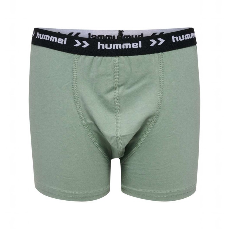 Hummel Nalle 3 Pak Boxer Kinder Olivgrün | 209252-362