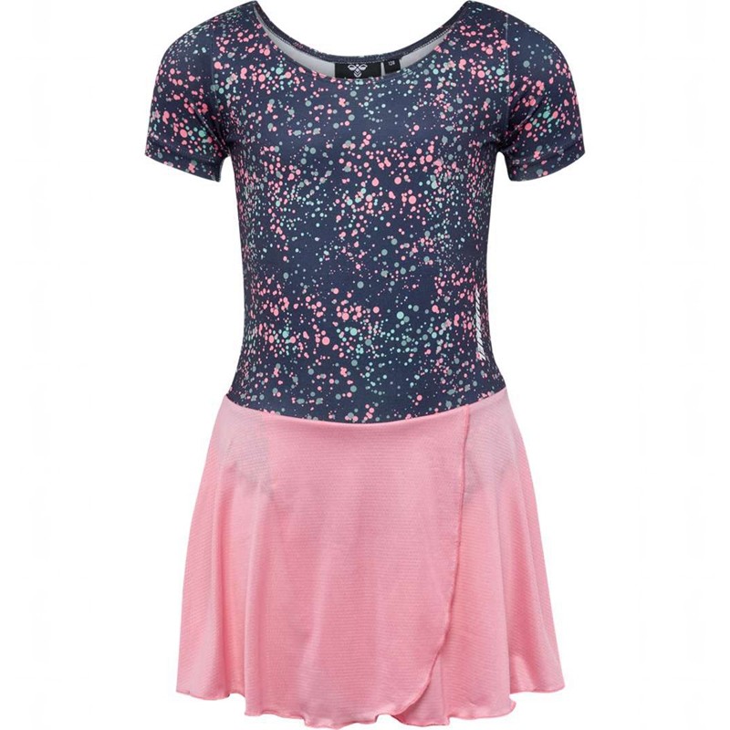 Hummel Nelly S/S Kleid Kinder Rosa | 383830-844