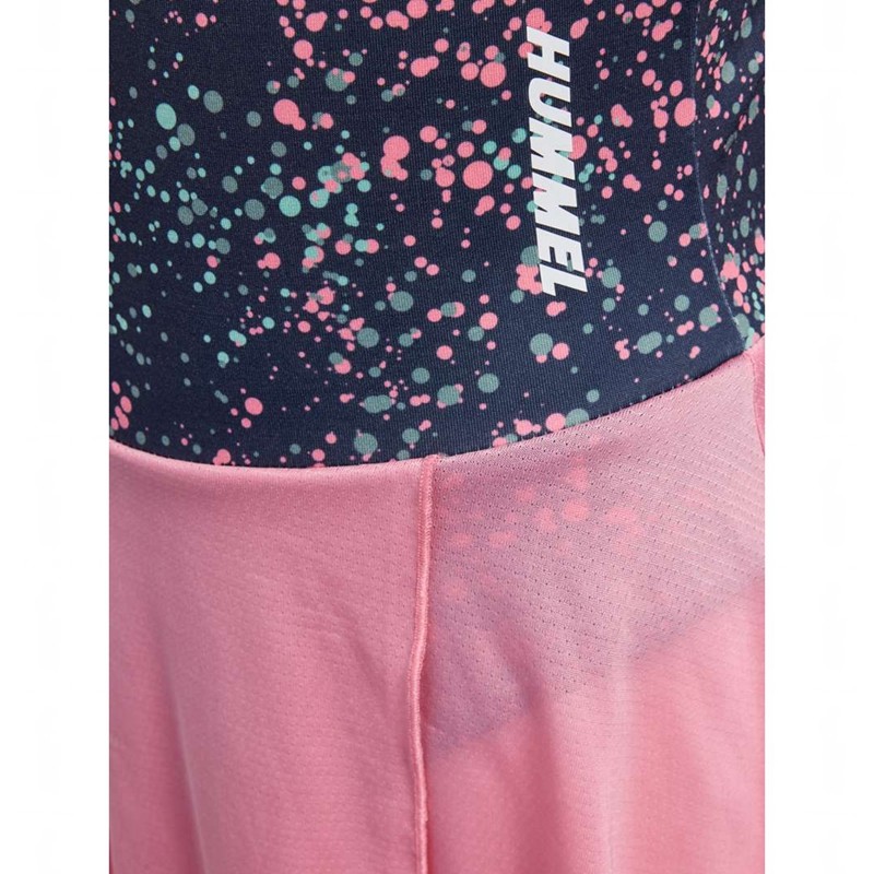 Hummel Nelly S/S Kleid Kinder Rosa | 383830-844
