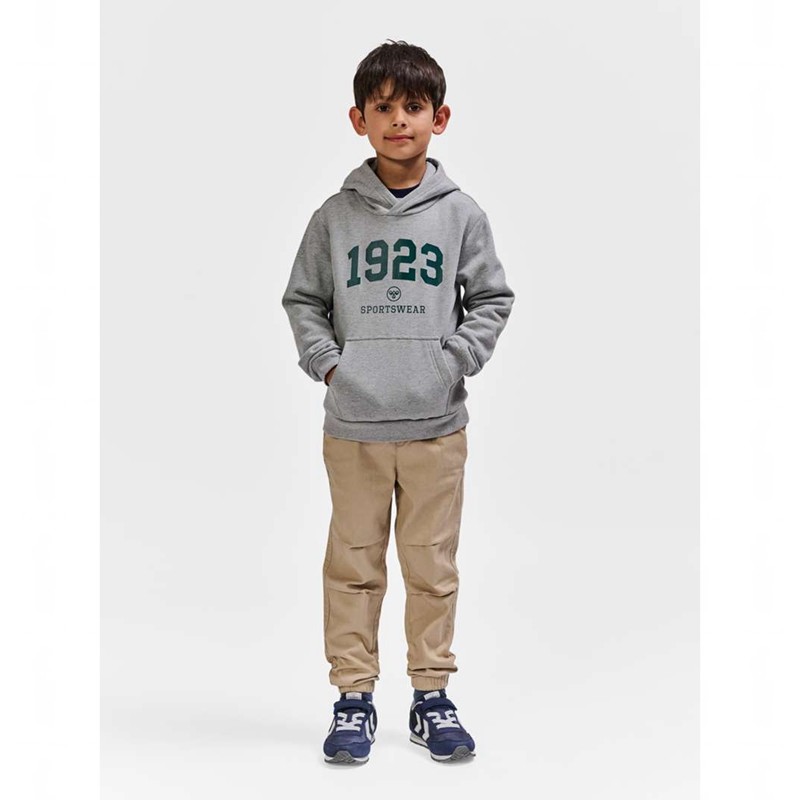 Hummel Nipps Hoodie Kinder Grau | 748617-625