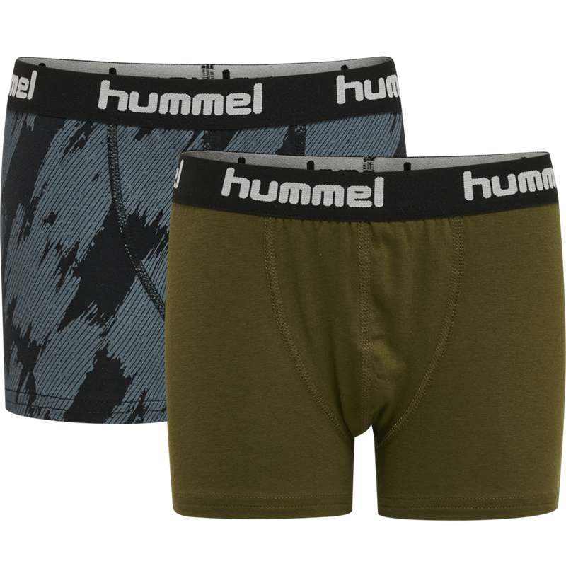 Hummel Nolan 2-pack Hose Kinder Olivgrün | 844366-801