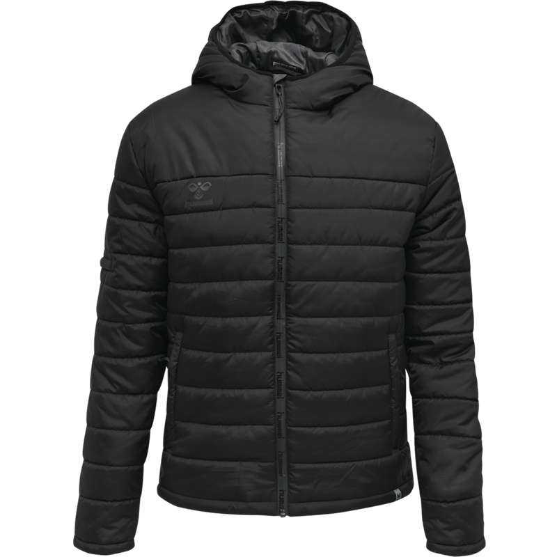 Hummel North Quilted Hood Jacken Herren Schwarz | 143599-773