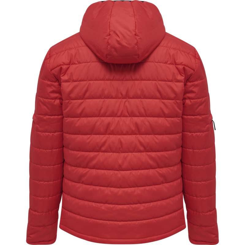 Hummel North Quilted Hood Jacken Herren Rot | 415533-589