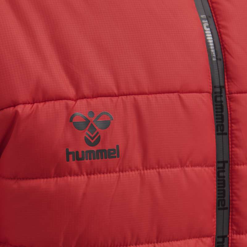Hummel North Quilted Hood Jacken Herren Rot | 415533-589
