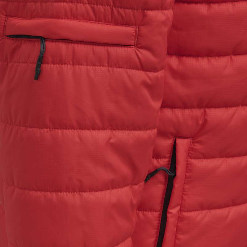 Hummel North Quilted Hood Jacken Herren Rot | 415533-589