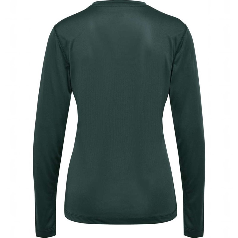 Hummel Nwlbeat L/S W T-shirts Damen Grün | 641622-689