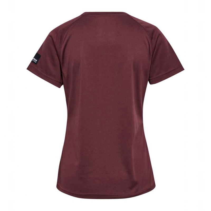 Hummel Nwlcharge Mesh W T-shirts Damen Bordeaux | 701195-324