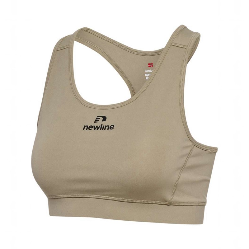 Hummel Nwllean Sport BH Damen Beige | 626171-343