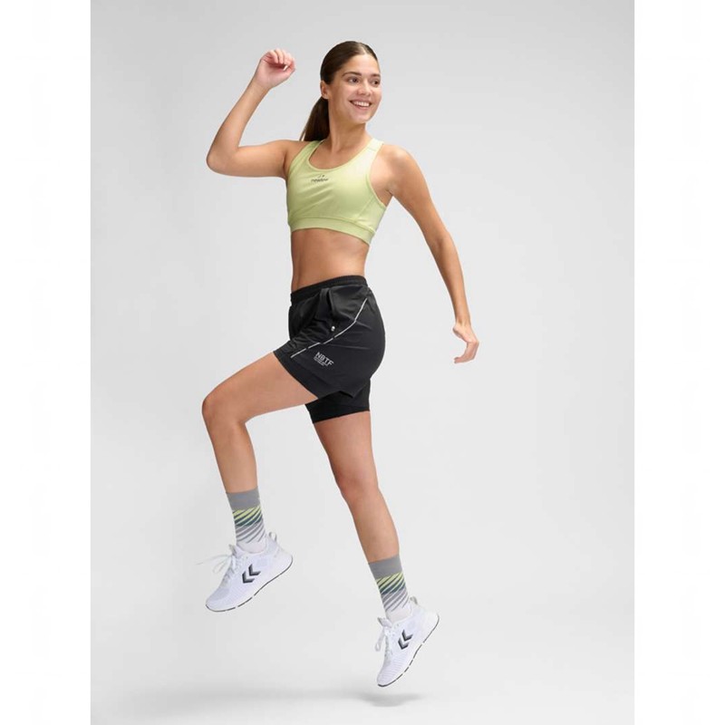 Hummel Nwllean Sport BH Damen Grün | 508531-394