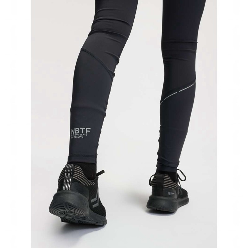 Hummel Nwlrace High Waist Pocket W Sportbekleidung Damen Schwarz | 429340-106