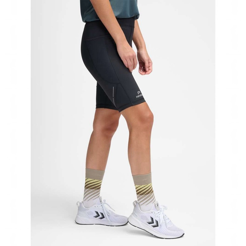 Hummel Nwlrace Hw Pocket Tight W Kurze Hose Damen Schwarz | 152156-648