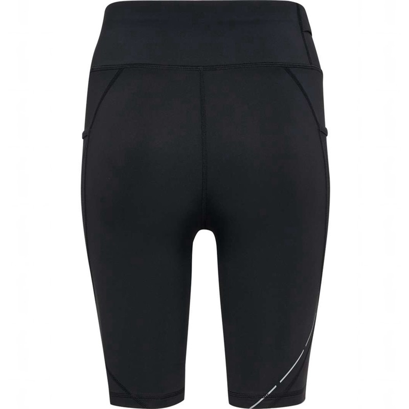 Hummel Nwlrace Hw Pocket Tight W Kurze Hose Damen Schwarz | 152156-648