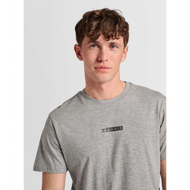 Hummel Offgrid S/S T-shirts Herren Grau | 805377-232