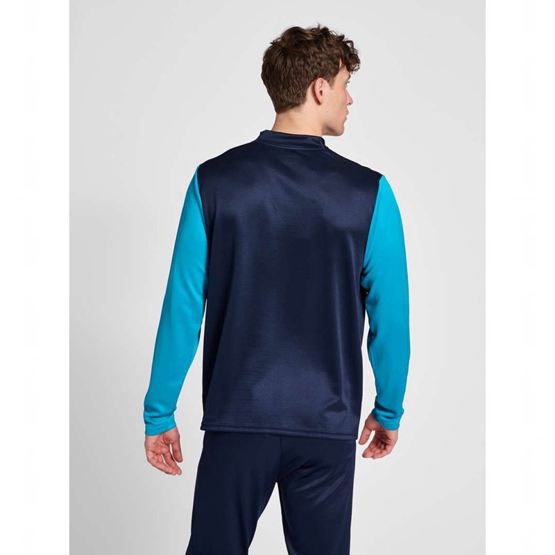 Hummel Ongrid 1/2 Zip Poly Sweat Sweatshirt Herren Navy | 074333-723