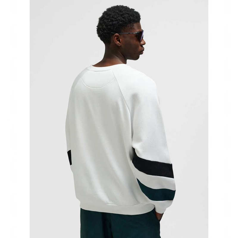 Hummel Oversized Crew Sportswear Sweatshirt Herren Weiß | 719942-680