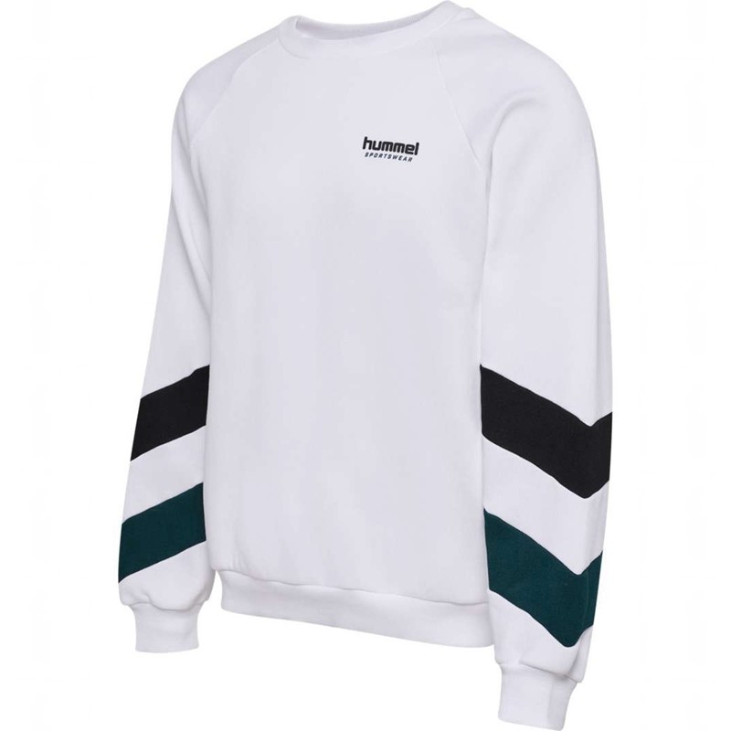 Hummel Oversized Crew Sportswear Sweatshirt Herren Weiß | 719942-680