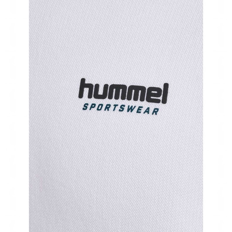 Hummel Oversized Crew Sportswear Sweatshirt Herren Weiß | 719942-680
