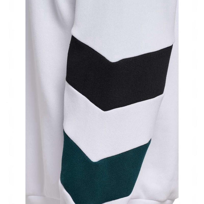 Hummel Oversized Crew Sportswear Sweatshirt Herren Weiß | 719942-680